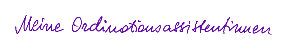 Meine Assistentinnen